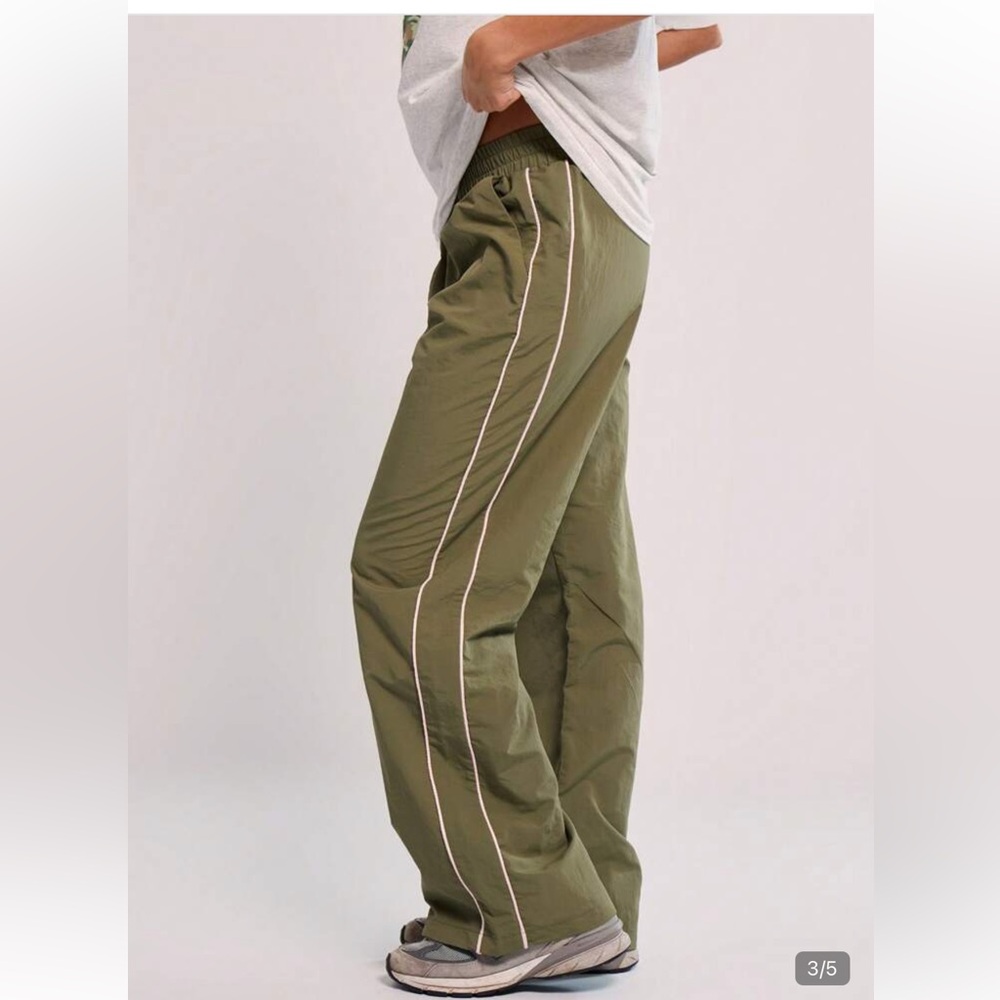 MUSERA Elasticated Waist Contrast Piping Flare Leg Trousers xl